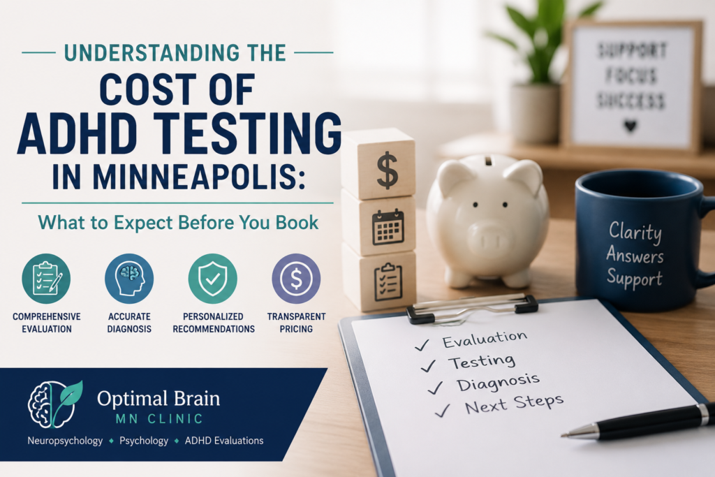 Cost of ADHD Testing in Minneapolis