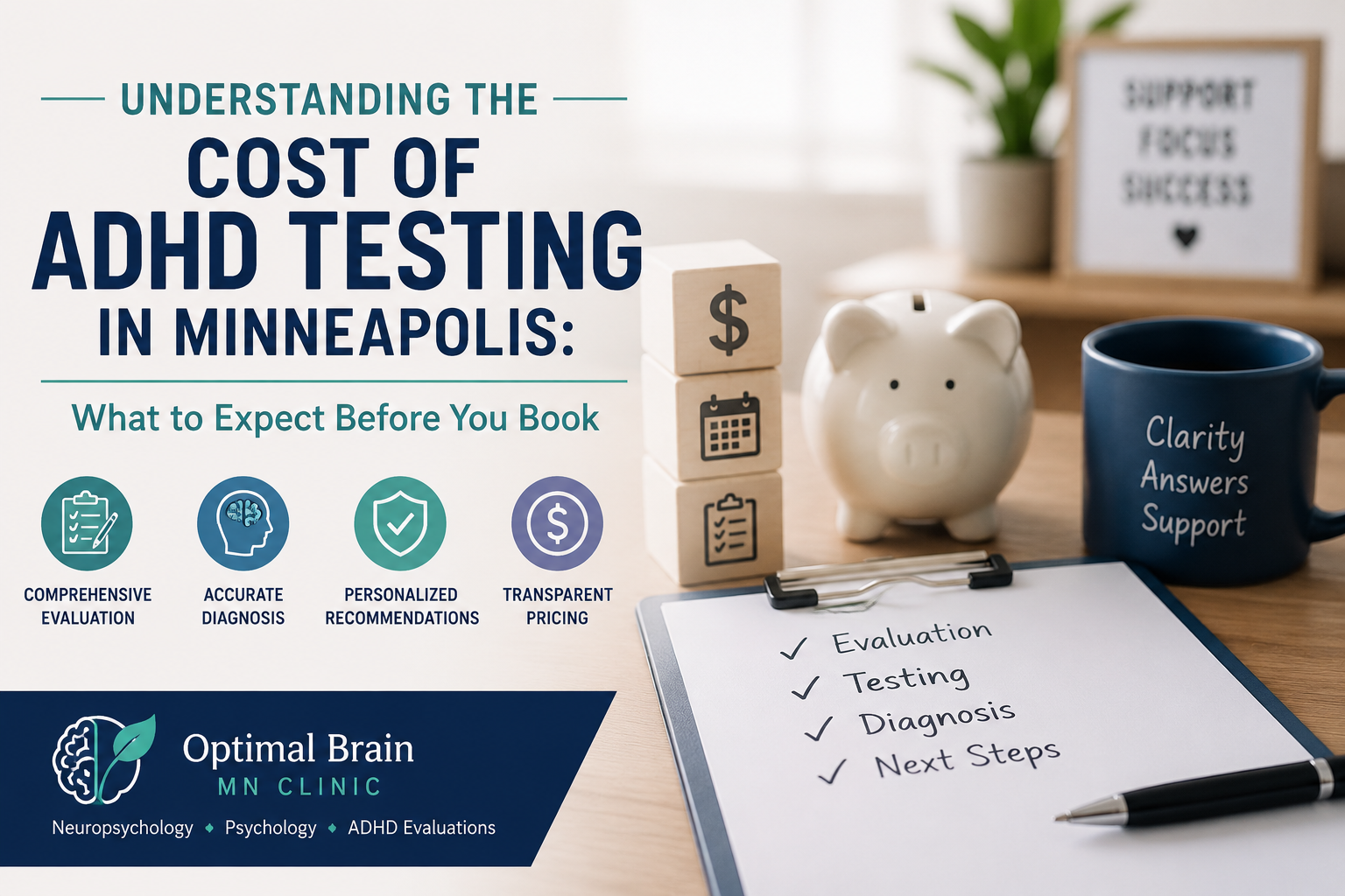 Cost of ADHD Testing in Minneapolis