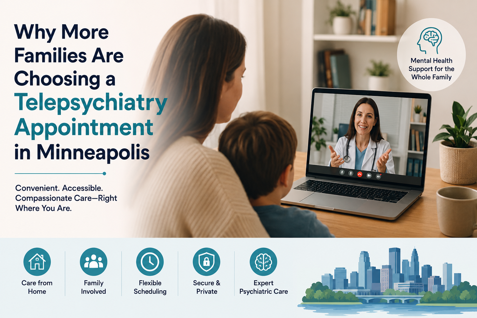 telepsychiatry appointment in Minneapolis