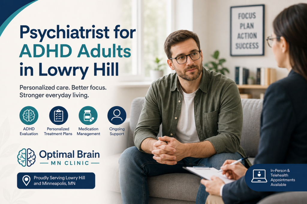 Psychiatrist for ADHD adults in Lowry Hill